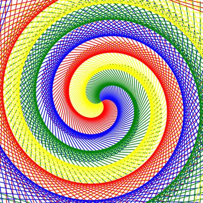 Spirale 2 farbig